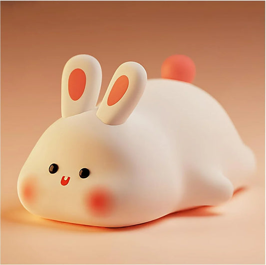 Sleeping Bunny Silicon Night Lamp